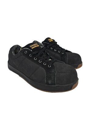 DAKOTA Men's Steel Toe Steel Plate Skate Safety Work Shoes 3613 Black Size 11M